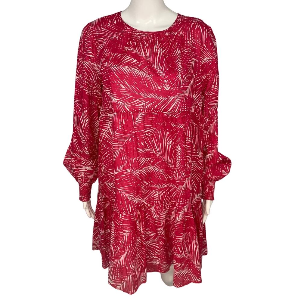 Michael Kors Womens Dress Carmine Pink Large